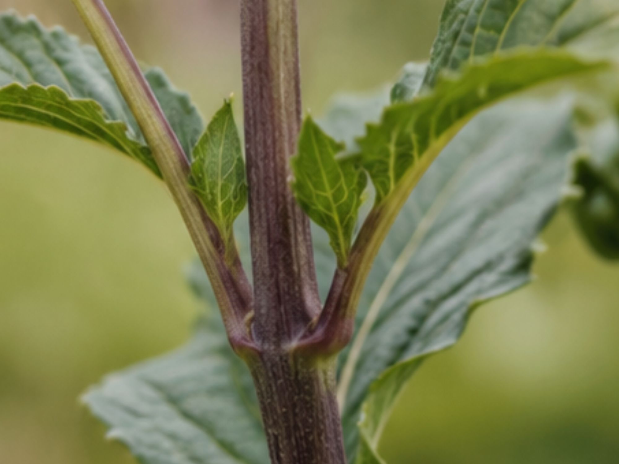 Stængel på Café au Lait-plante